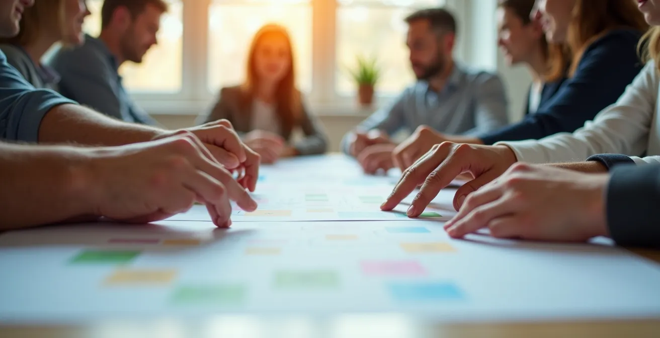 Prozessdarstellung der BGM-Zertifizierung nach DIN SPEC 91020 mit Stufen und Meilensteinen