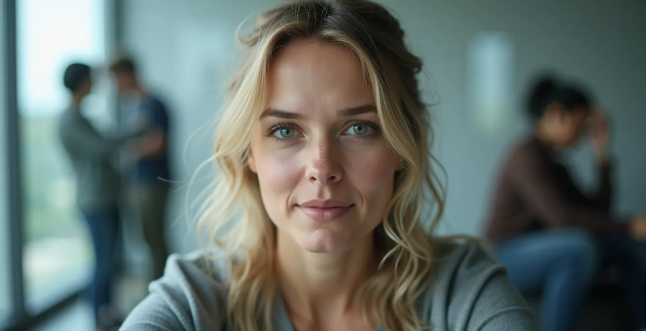 Visuelle Trennung der drei Hauptstressquellen: Menschen, Situationen und Umgebung