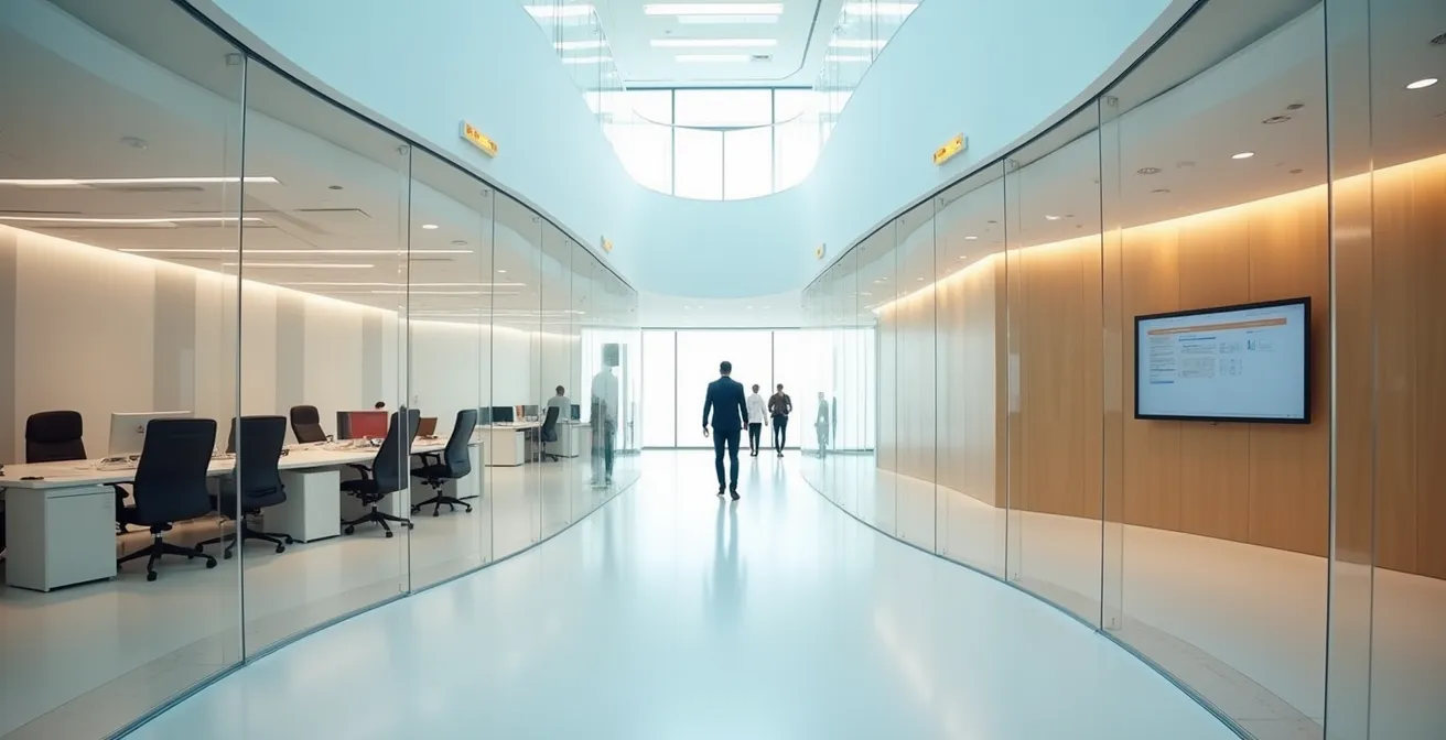 Iterativer Problemlösungsprozess visualisiert durch ineinandergreifende Kreisläufe