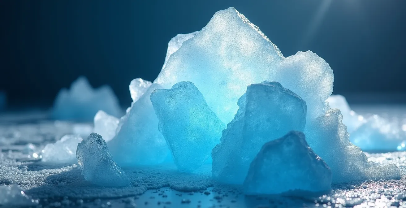 Eisberg-Metapher zeigt verschiedene Ebenen der psychotherapeutischen Ansätze